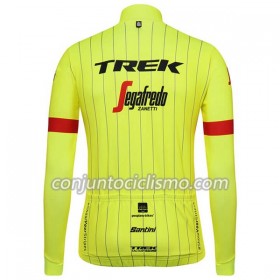 Maillot mangas largas 2018 Trek-Segafredo N002